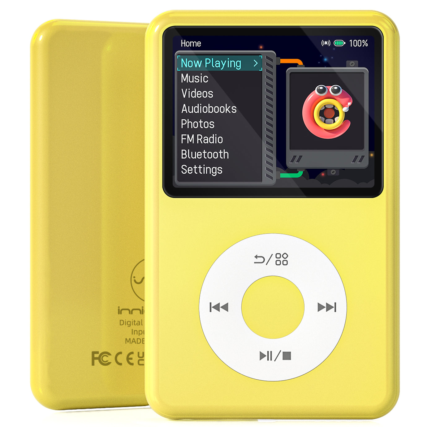 29% 절약 Innioasis Y1 블루투스 MP3 플레이어, 2.4인치 휴대용 미니 HiFi 사운드 블루투스 워크맨 디지털 음악 플레이어 스토리텔링 플레이어 어린이용