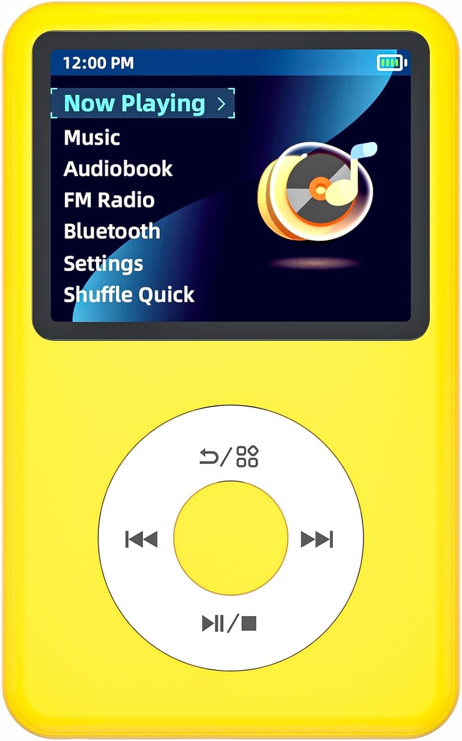 Innioasis Mp3 Player with Bluetooth, 2.4" Portable Mini HiFi Sound Bluetooth Walkman Digital Music Player Storytelling Player for Kids