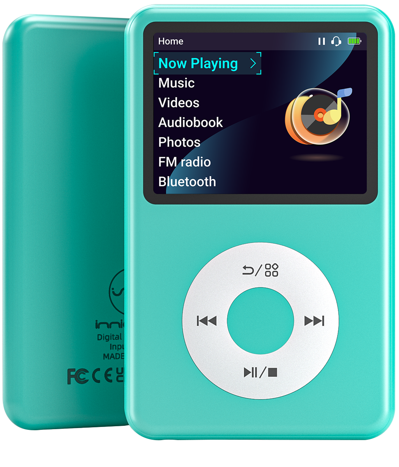 Save 29% Innioasis Y1 Mp3 Player with Bluetooth, 2.4" Portable Mini HiFi Sound Bluetooth Walkman Digital Music Player Storytelling Player for Kids