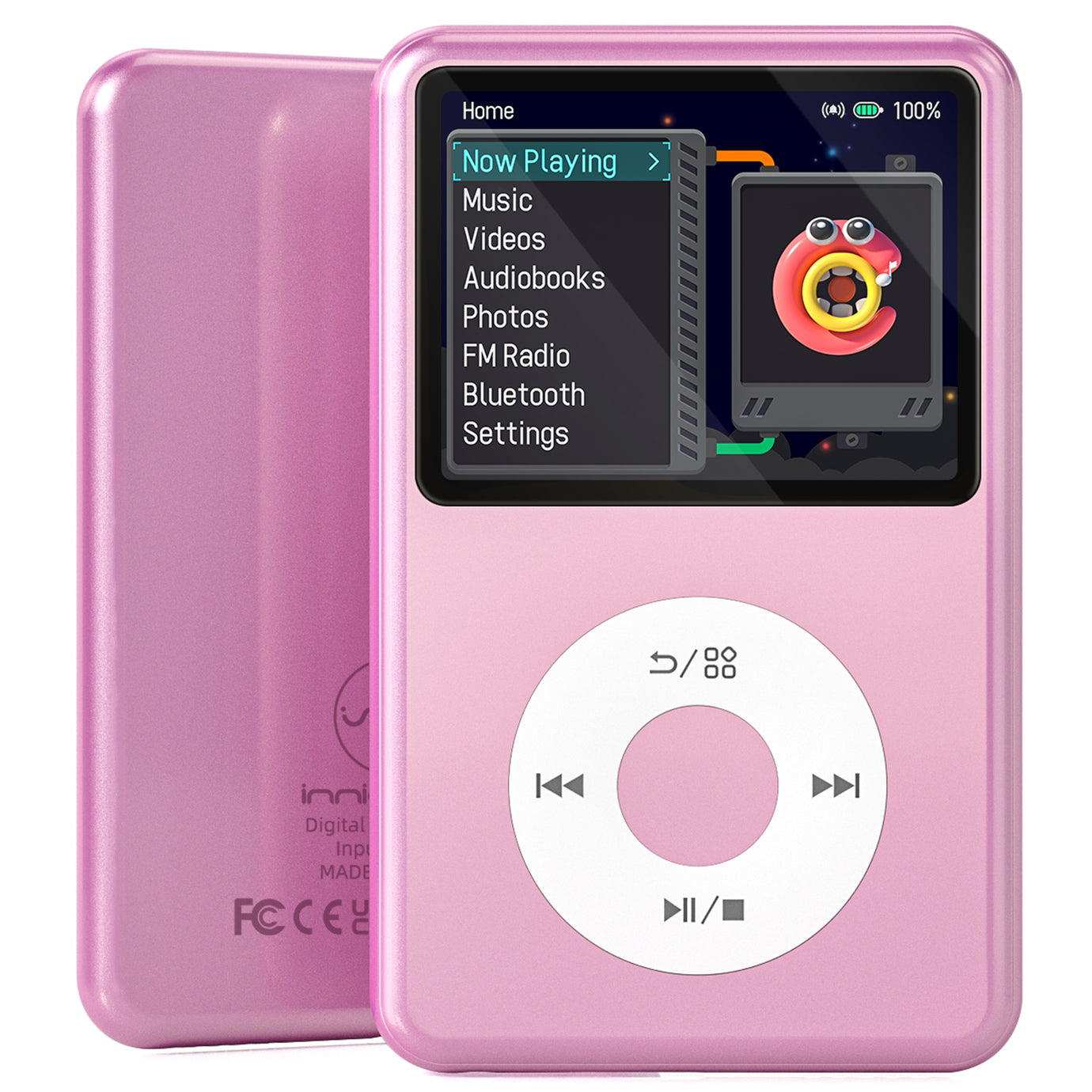 29% 절약 Innioasis Y1 블루투스 MP3 플레이어, 2.4인치 휴대용 미니 HiFi 사운드 블루투스 워크맨 디지털 음악 플레이어 스토리텔링 플레이어 어린이용