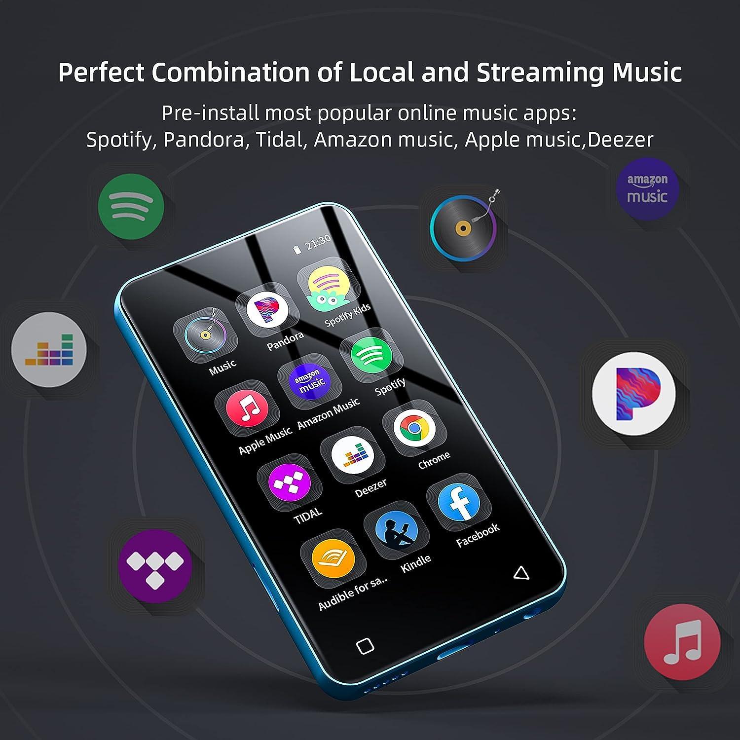 80GB MP3 プレーヤー (Bluetooth、WiFi 対応)、MP4 プレーヤー