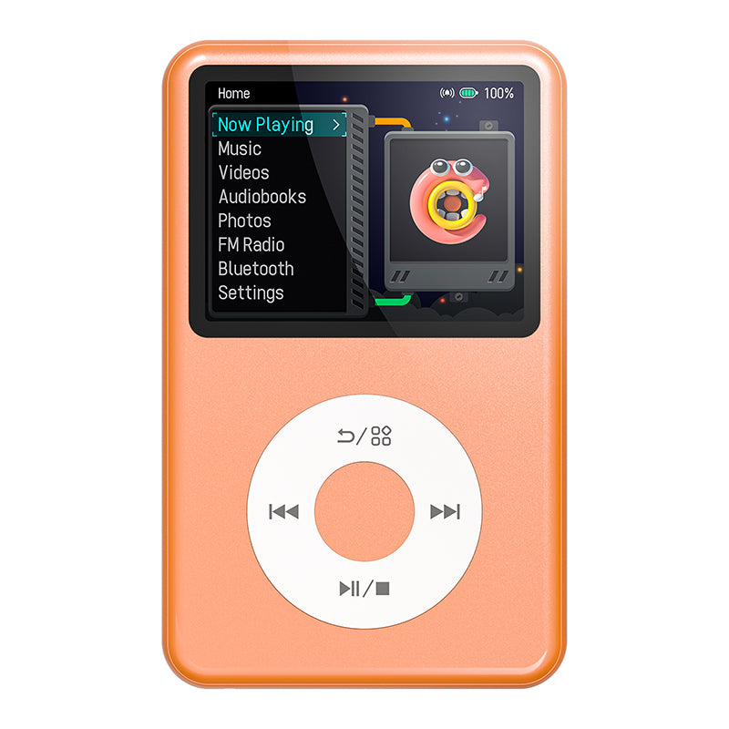 Зэканомце 29% Mp3-плэер Innioasis Y1 з Bluetooth, 2,4-цалевы партатыўны Mini HiFi Sound, Bluetooth Walkman, лічбавы музычны плэер, апавядальны плэер для дзяцей