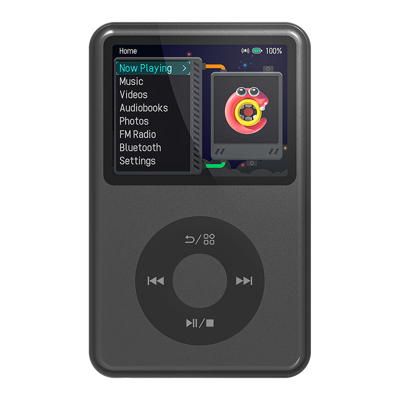 Зэканомце 29% Mp3-плэер Innioasis Y1 з Bluetooth, 2,4-цалевы партатыўны Mini HiFi Sound, Bluetooth Walkman, лічбавы музычны плэер, апавядальны плэер для дзяцей