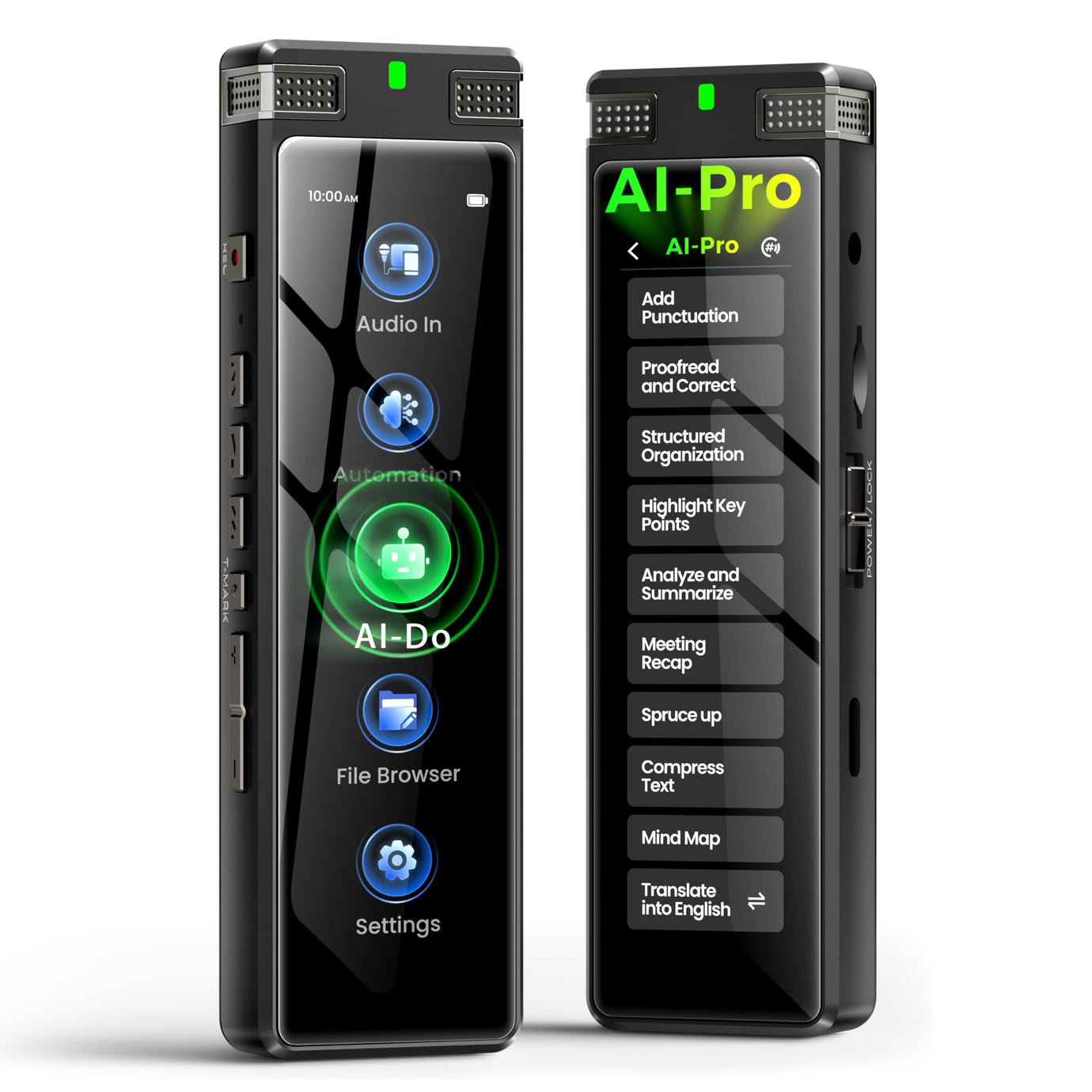 TIMMKOO SR1 AI Voice Recorder with  Offline Speech-to-Text and Bluetooth,Note-Taker