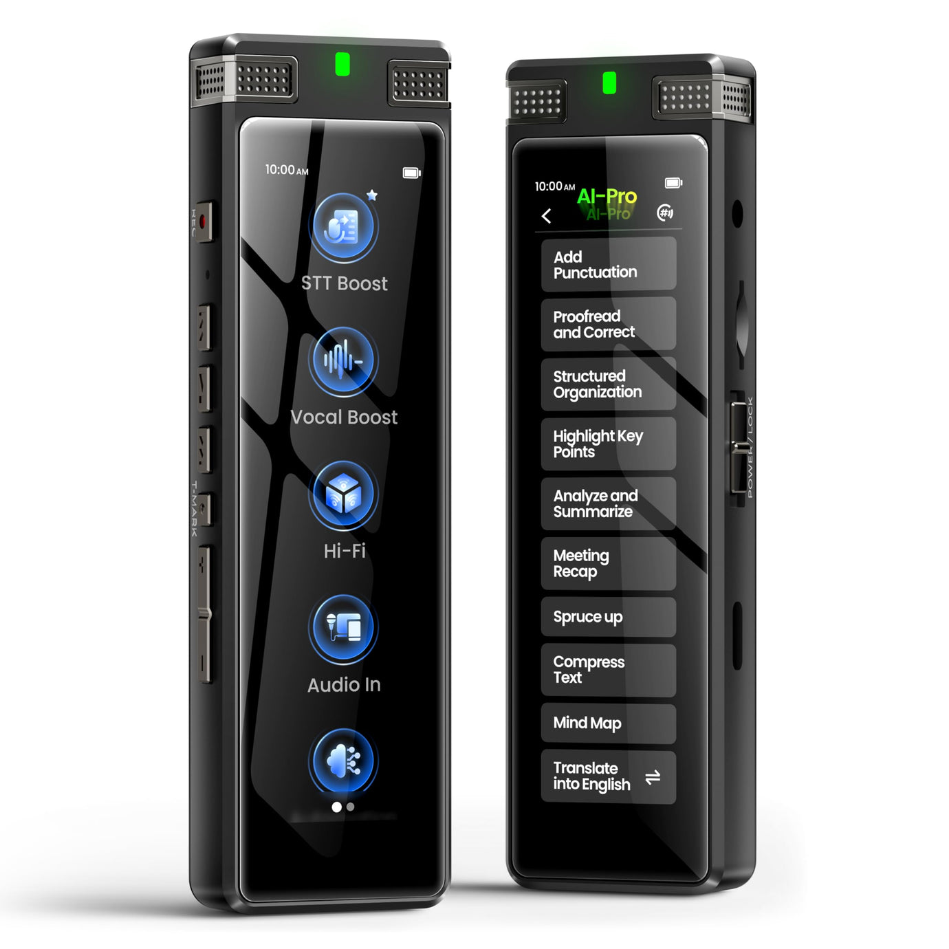TIMMKOO SR1 AI Voice Recorder with  Offline Speech-to-Text and Bluetooth,Note-Taker - innioasis - experts of audio and video players