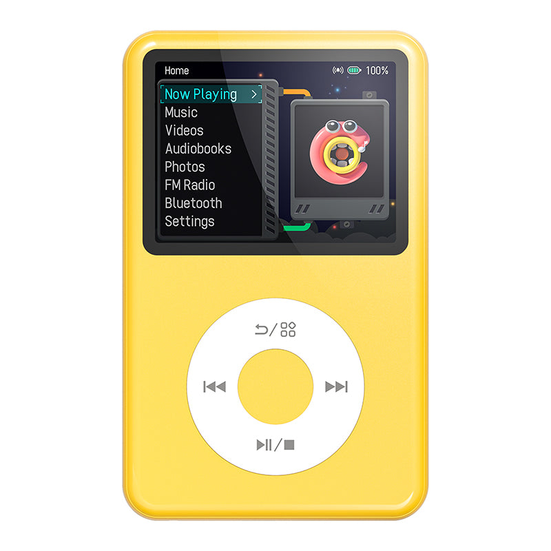 Зэканомце 29% Mp3-плэер Innioasis Y1 з Bluetooth, 2,4-цалевы партатыўны Mini HiFi Sound, Bluetooth Walkman, лічбавы музычны плэер, апавядальны плэер для дзяцей