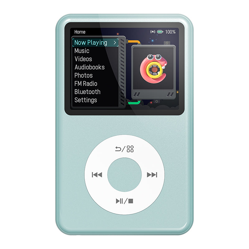 Зэканомце 29% Mp3-плэер Innioasis Y1 з Bluetooth, 2,4-цалевы партатыўны Mini HiFi Sound, Bluetooth Walkman, лічбавы музычны плэер, апавядальны плэер для дзяцей