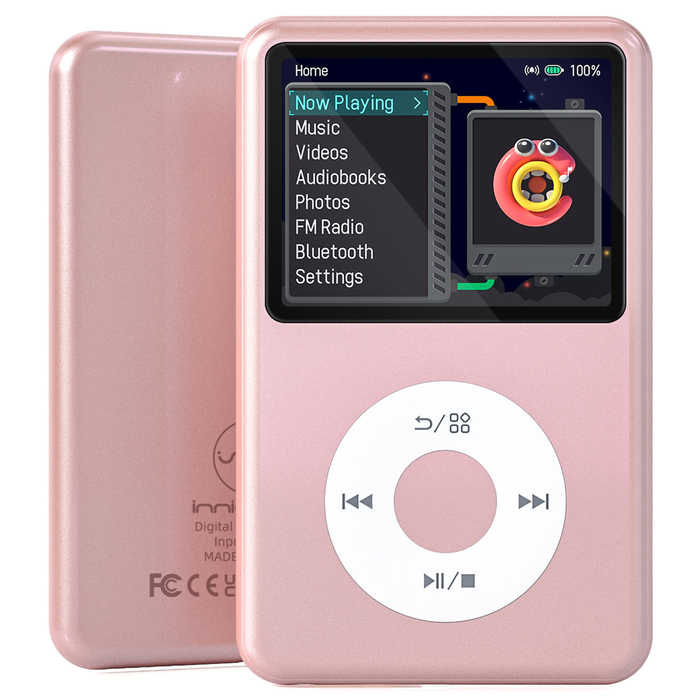 29% 절약 Innioasis Y1 블루투스 MP3 플레이어, 2.4인치 휴대용 미니 HiFi 사운드 블루투스 워크맨 디지털 음악 플레이어 스토리텔링 플레이어 어린이용