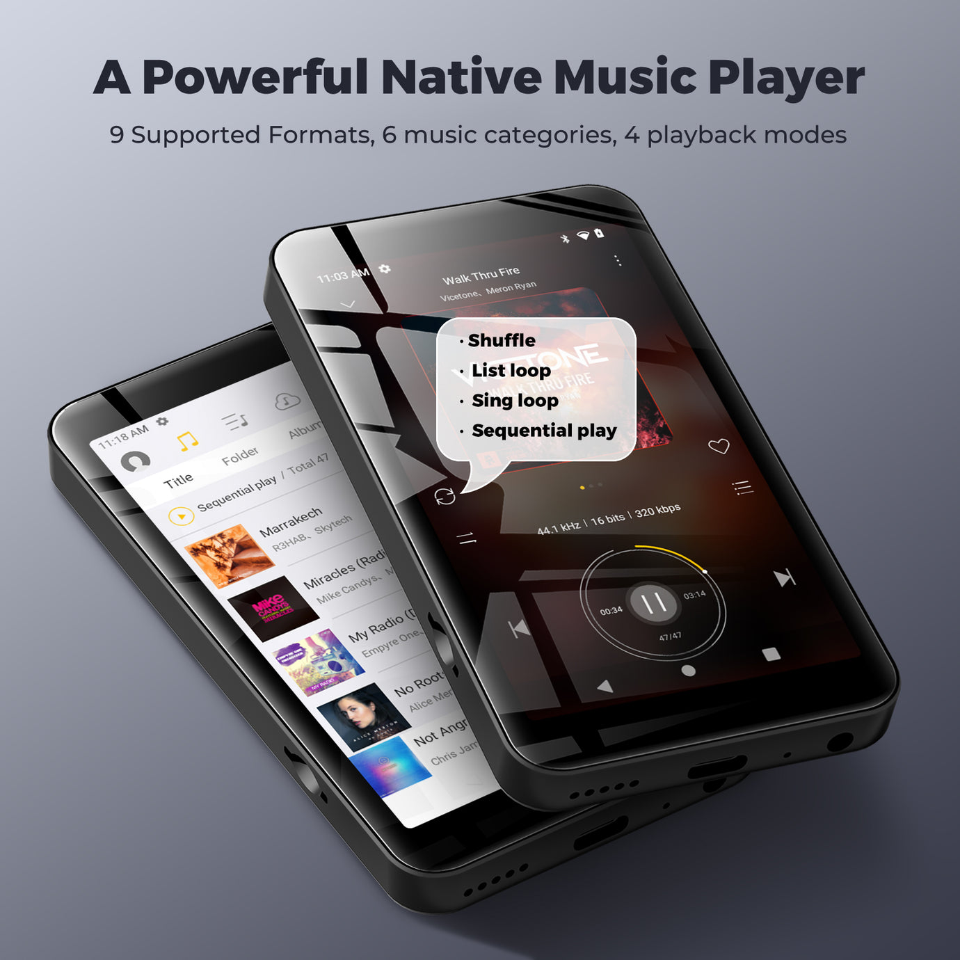 Innioasis G5 MP3 Player 160GB with Bluetooth WiFi  4