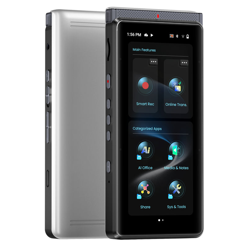 Innioasis PR1 RecorderPal Intelligent Voice Station with AI Recorder, Offline Transcription, AI Analysis and Summarization, Online Translation, and Office Collaboration - innioasis - experts of audio and video players