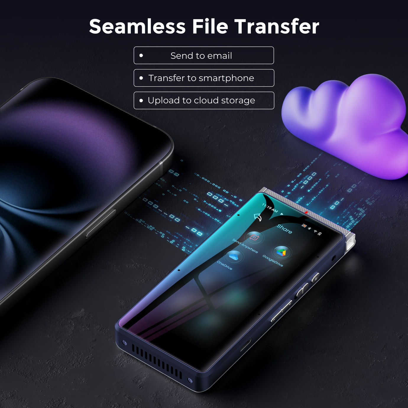 Innioasis PR1 RecorderPal Intelligent Voice Station with AI Recorder, Offline Transcription, AI Analysis and Summarization, Online Translation, and Office Collaboration