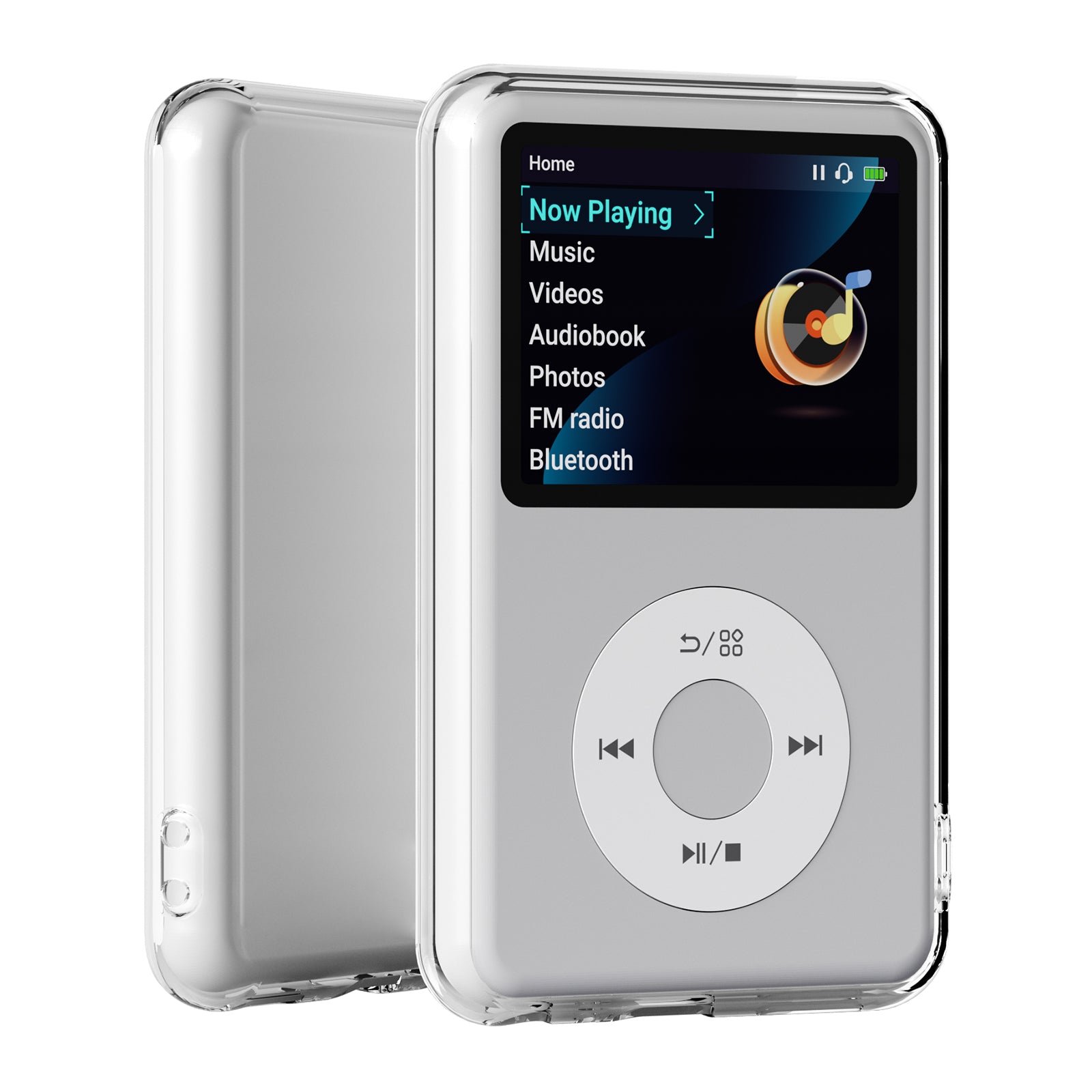 Innioasis Y1 Mp3 Player Case, Clear Shockproof Case, Compatible with Y1 Audio Player, Restore Texture While Protecting Music Player