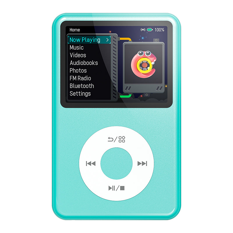 Зэканомце 29% Mp3-плэер Innioasis Y1 з Bluetooth, 2,4-цалевы партатыўны Mini HiFi Sound, Bluetooth Walkman, лічбавы музычны плэер, апавядальны плэер для дзяцей