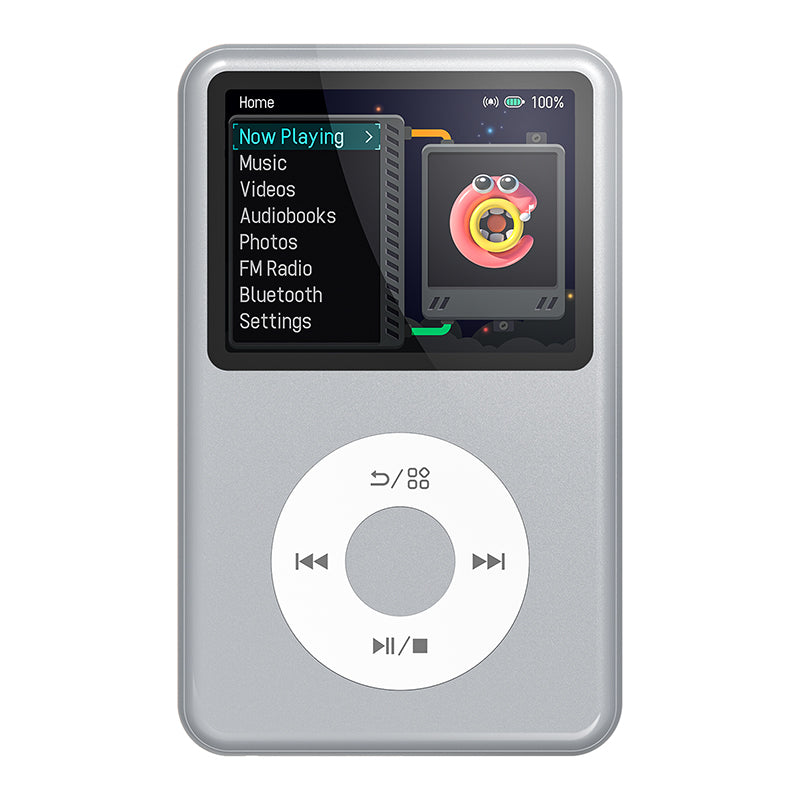Зэканомце 29% Mp3-плэер Innioasis Y1 з Bluetooth, 2,4-цалевы партатыўны Mini HiFi Sound, Bluetooth Walkman, лічбавы музычны плэер, апавядальны плэер для дзяцей