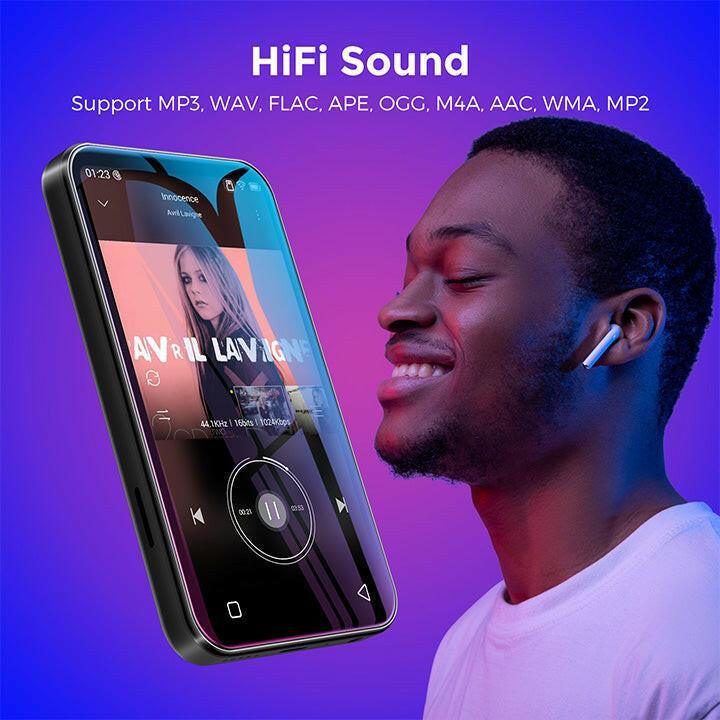 72GB WiFi Mp3 Player with Bluetooth, TIMMKOO 4.0" Full Touch Screen Mp